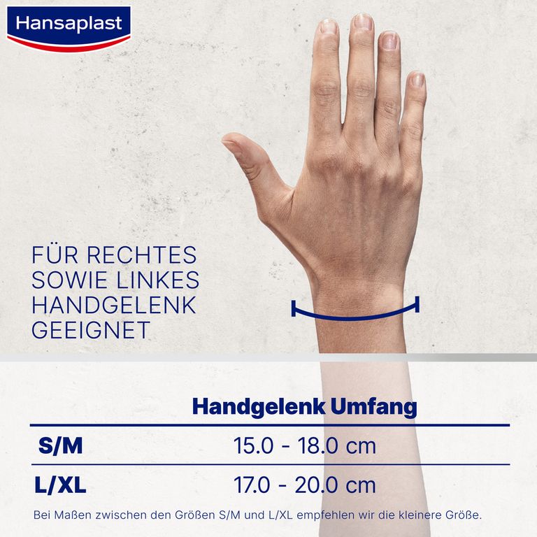 Hansaplast Sport HandgelenkBandage Gr S/M 1 St Shop Apotheke