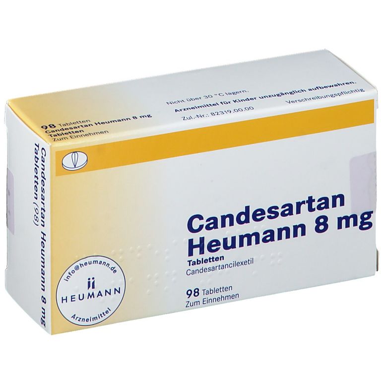 Candesartan Heumann 8 mg 98 St - shop-apotheke.com