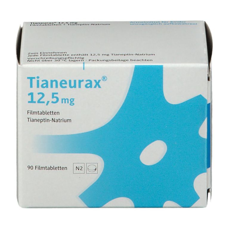 Tianeurax 12,5 mg 90 St mit dem E-Rezept kaufen - Shop Apotheke