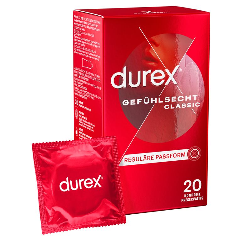 Durex® Gefühlsecht Classic Kondome 20 St Shop Apotheke 5854