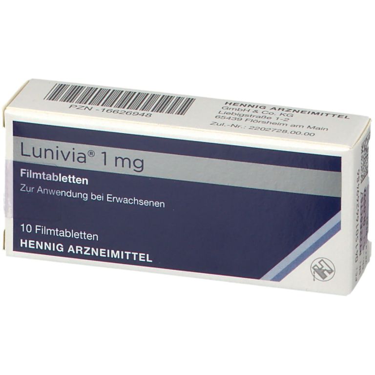 Lunivia 1 mg 10 St mit dem ERezept kaufen Shop Apotheke