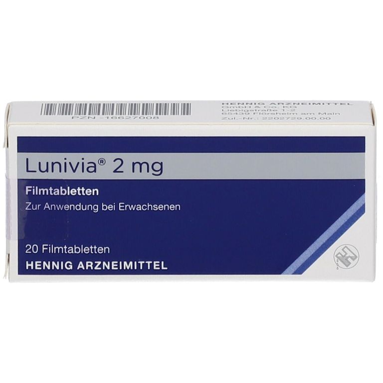 Lunivia® 2 mg 20 St mit dem ERezept kaufen Shop Apotheke