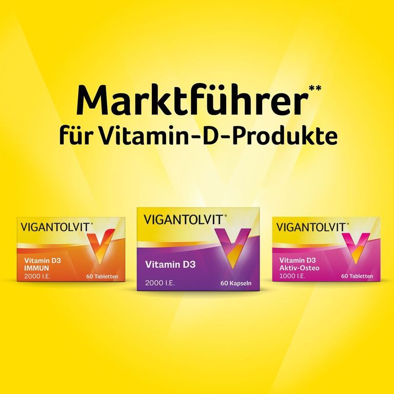 Vitamin D3 2000 I.E. VIGANTOLVIT Immun* mit C, Zink, Selen, Kupfer ...