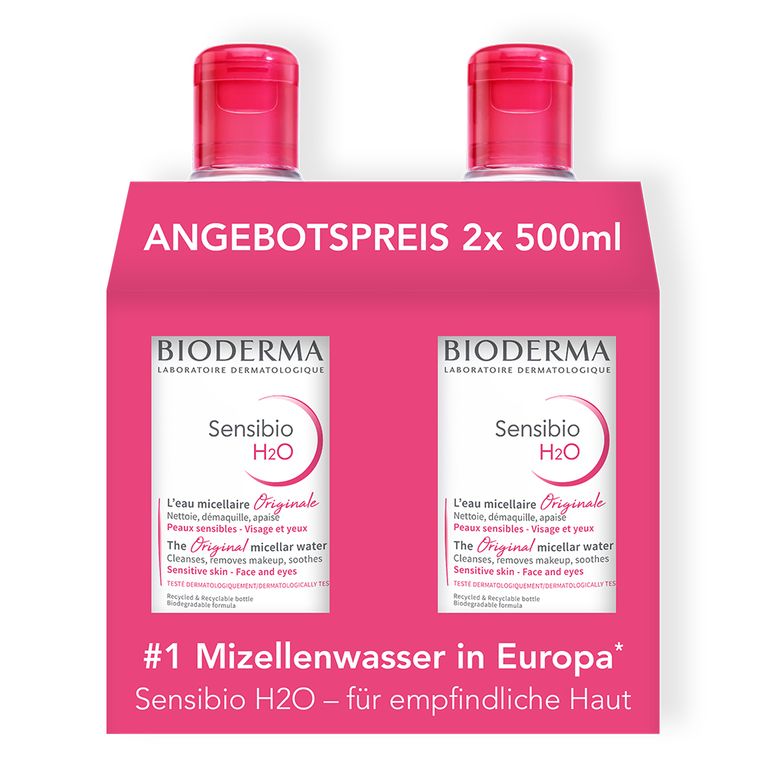 BIODERMA Sensibio H2O 2x500 ml Shop Apotheke