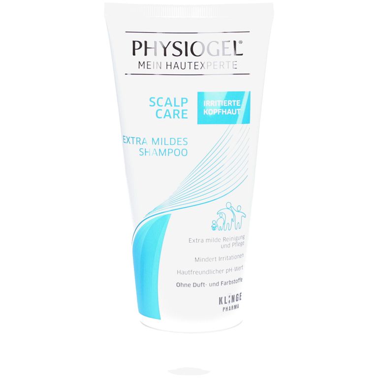 PHYSIOGEL Scalp Care Extra Mildes Shampoo – 200 Ml, Für Irritierte & Trockene Kopfhaut, Ohne Duftstoffe