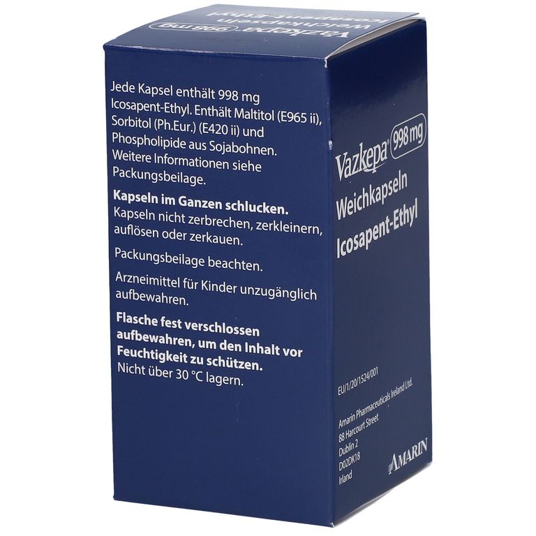 Vazkepa® 998 mg 120 St mit dem ERezept kaufen Shop Apotheke