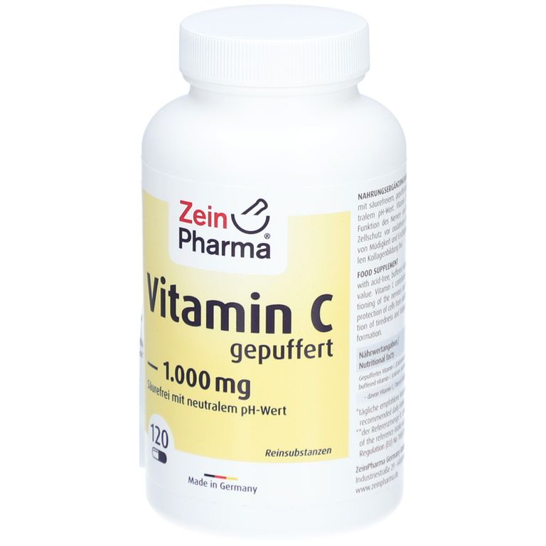 Zeinpharma® Vitamin C Gepuffert 1000 Mg 120 St Shop Apotheke