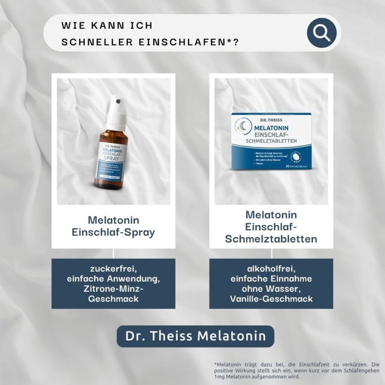 Dr Theiss Melatonin Einschlaf Schmelztabletten St Shop Apotheke