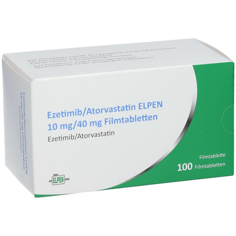 EZETIMIB/Atorvastatin ELPEN 10 mg/40 mg Filmtabl.
