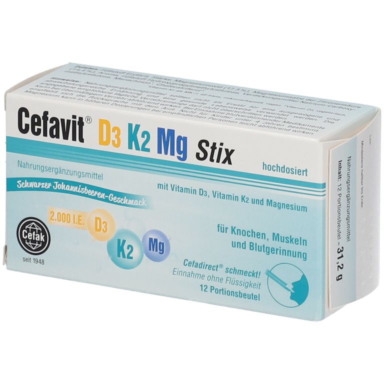 Cefavit® D3 K2 Mg 12 St Shop Apotheke