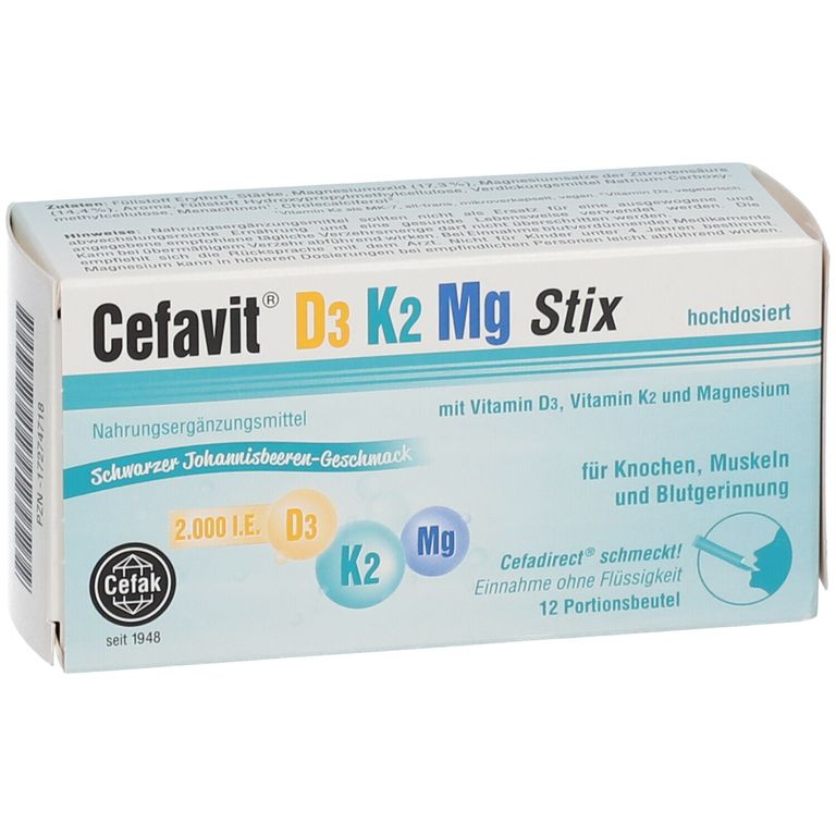 Cefavit® D3 K2 Mg 12 St Shop Apotheke