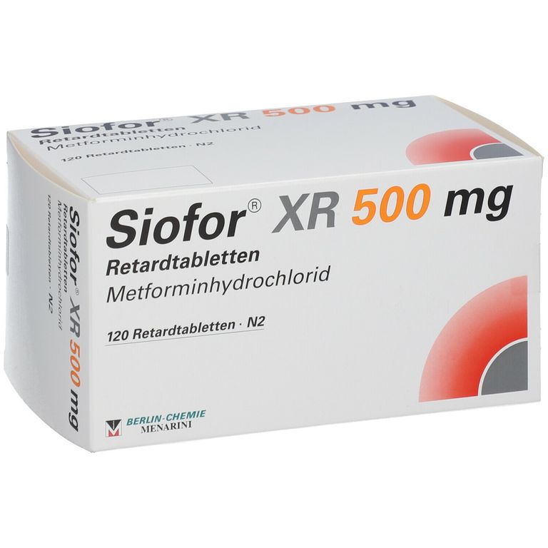 Siofor Xr 500 Mg Retardtabletten 120 St Mit Dem E Rezept Kaufen Shop