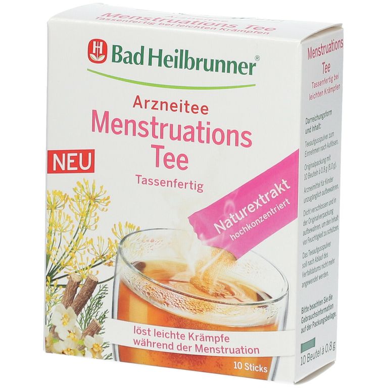 Bad Heilbrunner® Menstruations Tee tassenfertig 10x0,8 g - Shop Apotheke