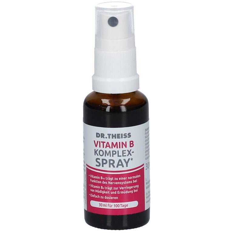 Dr Theiss Vitamin B Spray Erfahrungen DR. THEISS Vitamin B Komplex-Spray 30 ml - Shop Apotheke