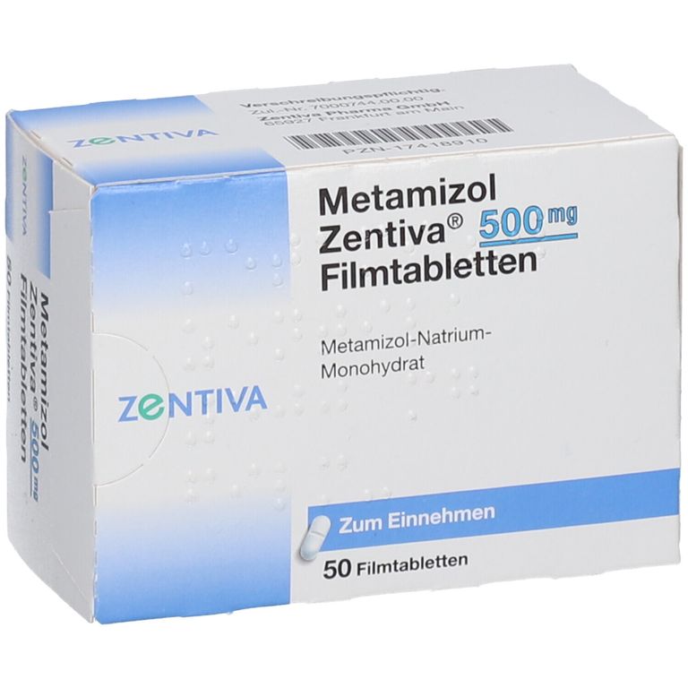 Metamizol Zentiva® 500 mg 50 St mit dem E-Rezept kaufen - Shop Apotheke