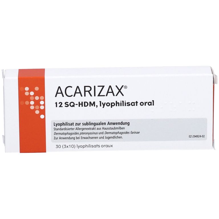 ACARIZAX 12 SQ HDM 30 St Mit Dem E Rezept Kaufen Shop Apotheke acarizax-12-sq-hdm-30-st-mit-dem-e-rezept-kaufen-shop-apotheke