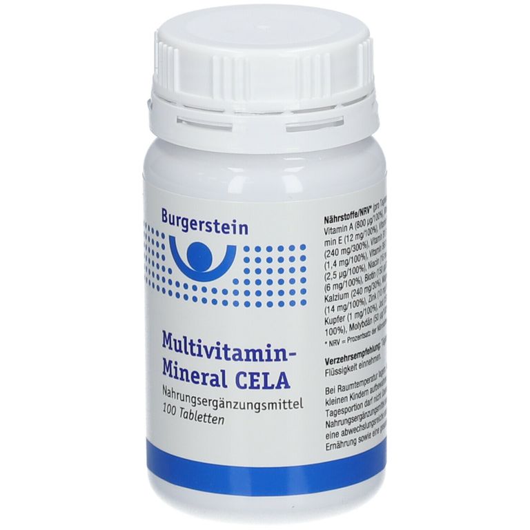 Burgerstein MultivitaminMineral CELA 100 St Shop Apotheke