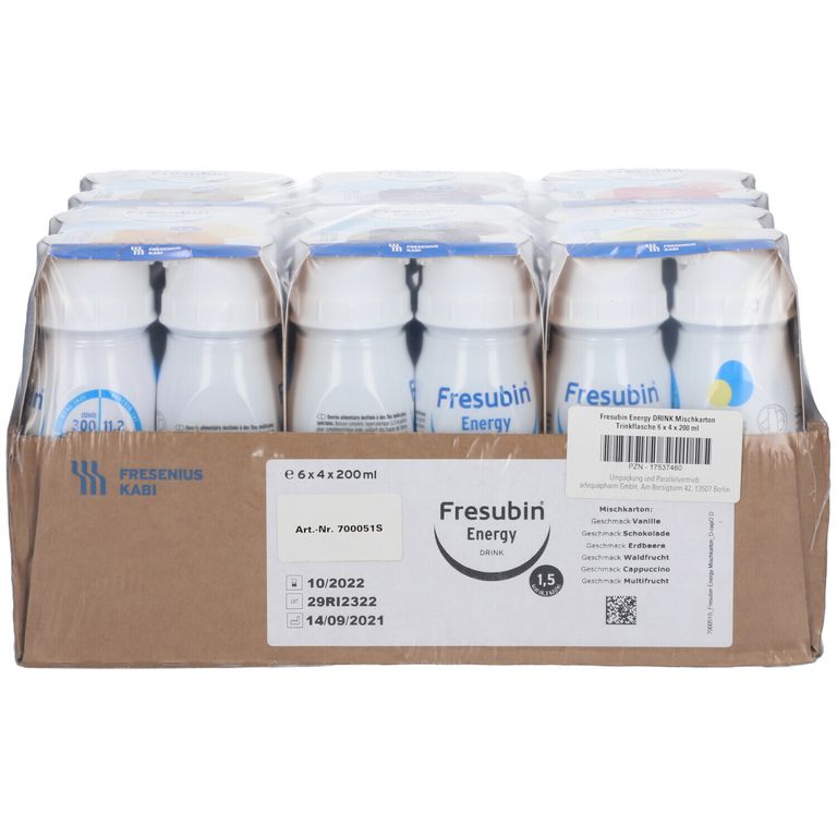 Fresubin® Energy DRINK Mischkarton 24x200 ml Shop Apotheke