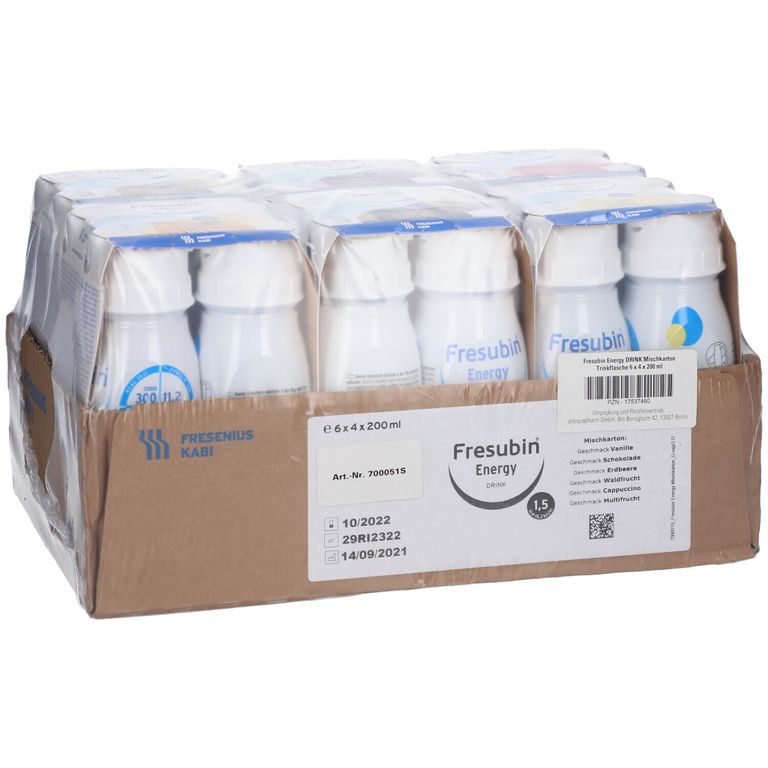 Fresubin® Energy DRINK Mischkarton 24x200 ml Shop Apotheke