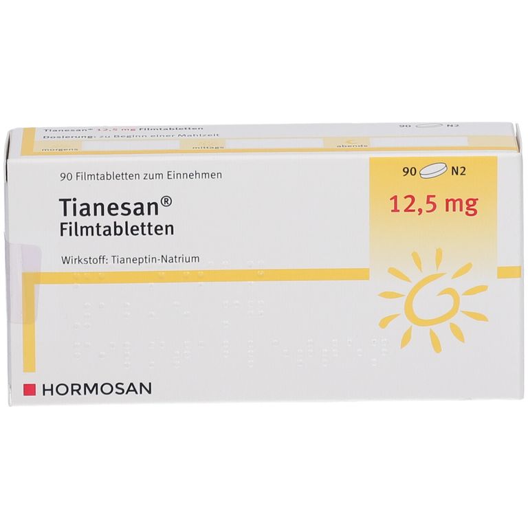 TIANESAN 12,5 mg Filmtabletten 90 St mit dem E-Rezept kaufen - Shop