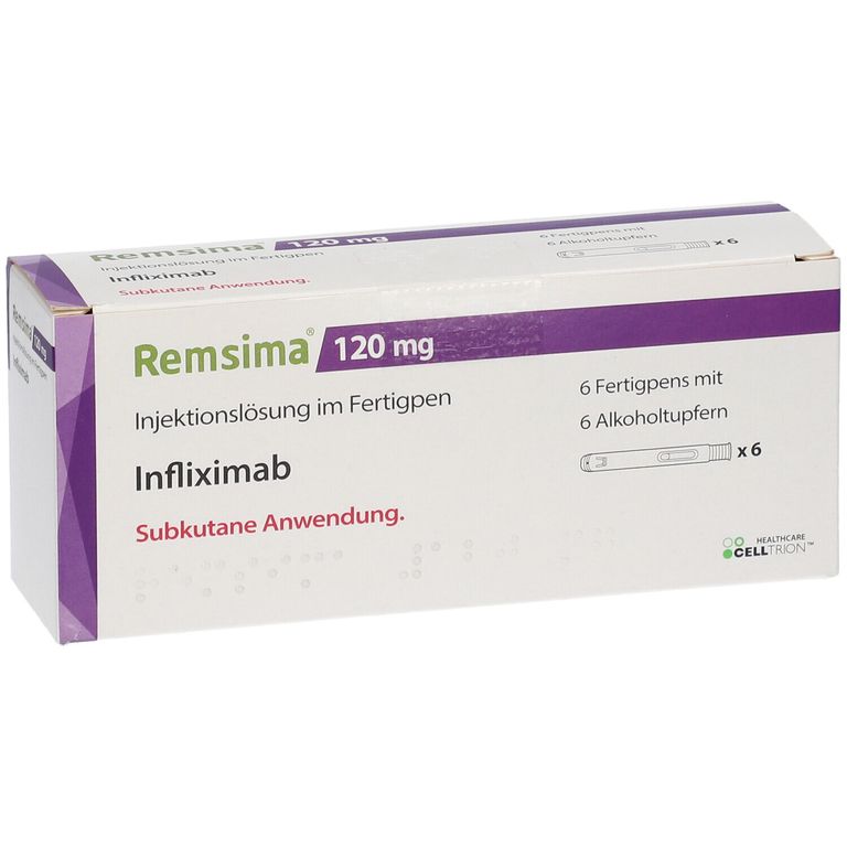 Resema Injection REMSIMA 120 mg Injektionslösung im Fertigpen 6 St mit dem E-Rezept ...