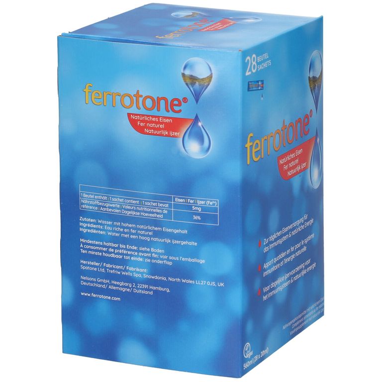 ferrotone® Natürliches Eisen 28x20 ml Shop Apotheke