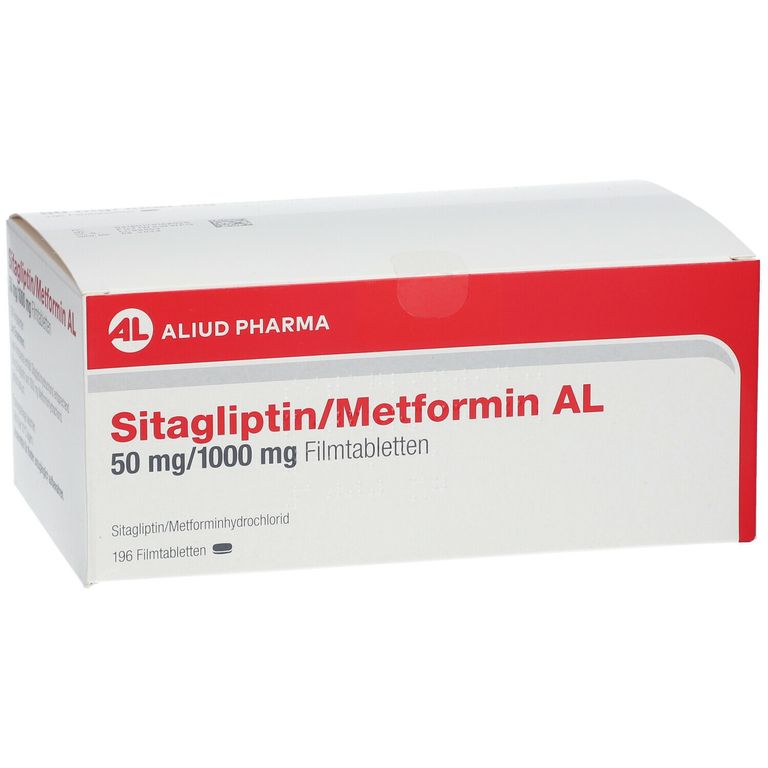 SITAGLIPTIN/Metformin AL 50 Mg/1000 Mg Filmtabl. 196 St Mit Dem E ...