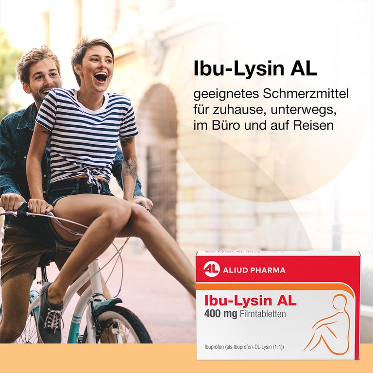 Ibu-Lysin AL 400 mg Filmtabletten bei akuten Schmerzen 50 St - Shop