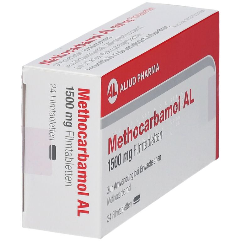 METHOCARBAMOL AL 1500 mg Filmtabletten 24 St mit dem E-Rezept kaufen