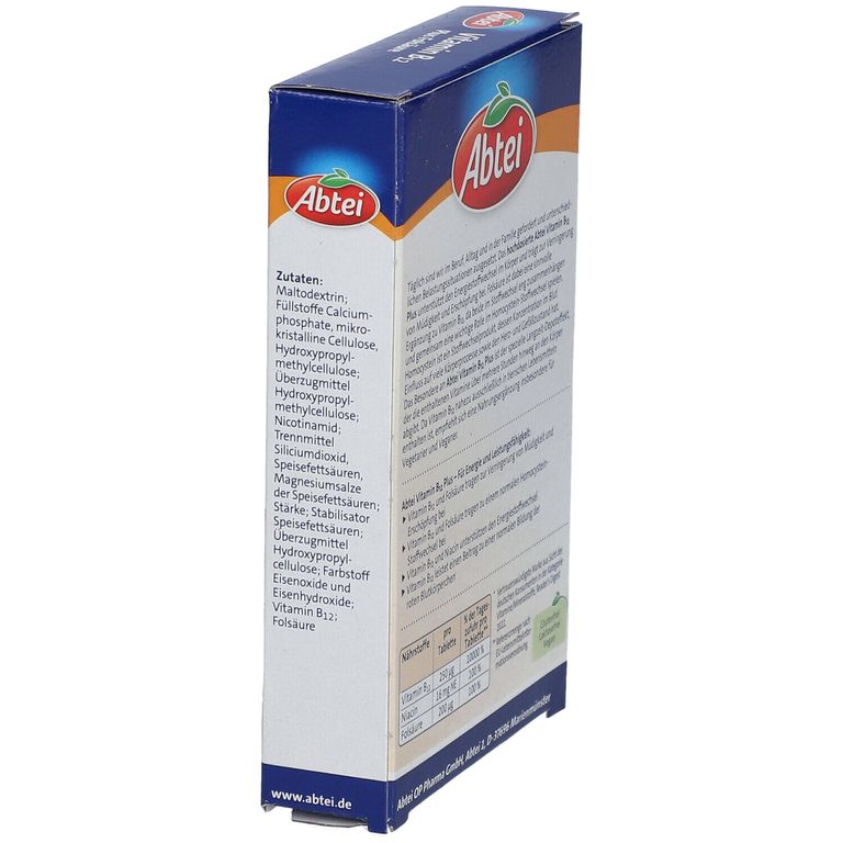 Abtei Vitamin B12 Plus Folsäure 30 St - Shop Apotheke