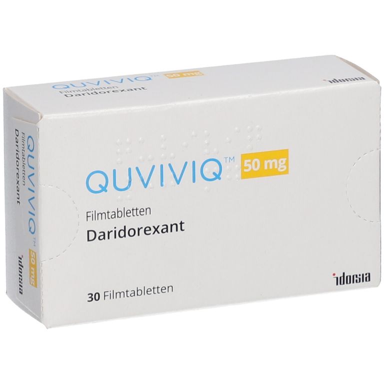 QUVIVIQ 50 mg Filmtabletten 30 St mit dem ERezept kaufen Shop Apotheke