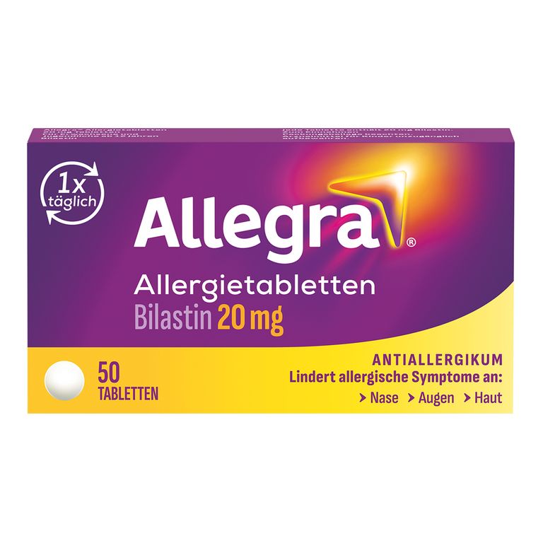 Allegra Allergietabletten | Schnell bei Heuschnupfen und ganzjährigen