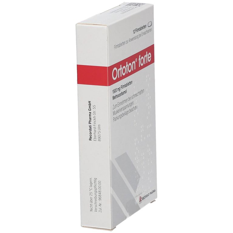 ORTOTON forte 1500 mg Filmtabletten 12 St mit dem ERezept kaufen
