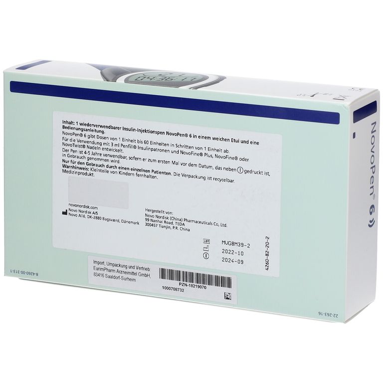 Novophen Tonico Novo Nordisk NovoPen® 6 1 St - Shop Apotheke