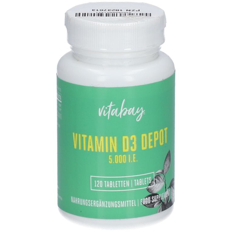 vitabay® Vitamin D3 Depot 5.000 I.E. 120 St - Shop Apotheke