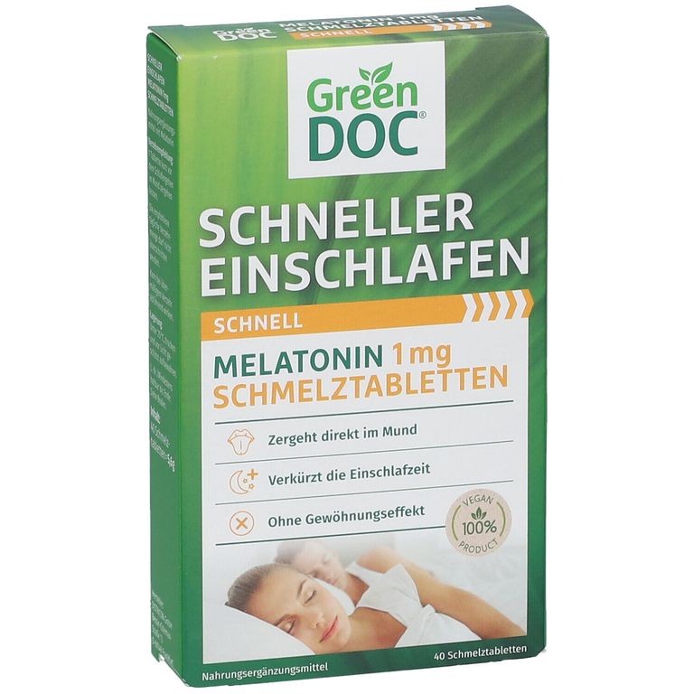 Green DOC® SCHNELLER EINSCHLAFEN 40 St - Shop Apotheke