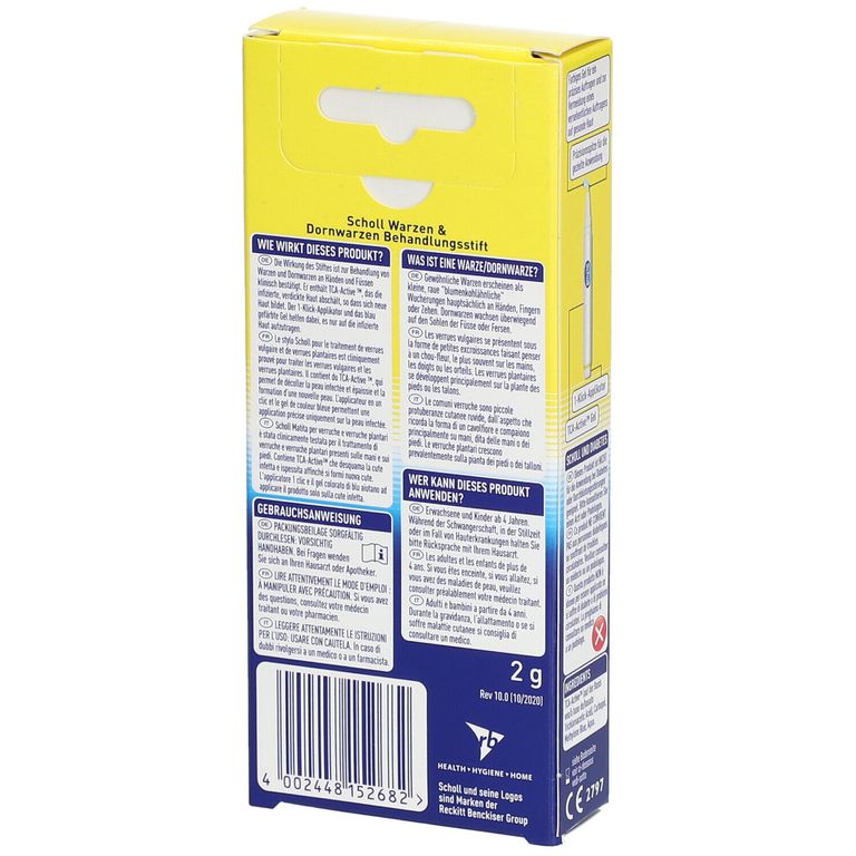 Scholl Warzen & Dornwarzen Behandlungsstift 2 g - Shop Apotheke