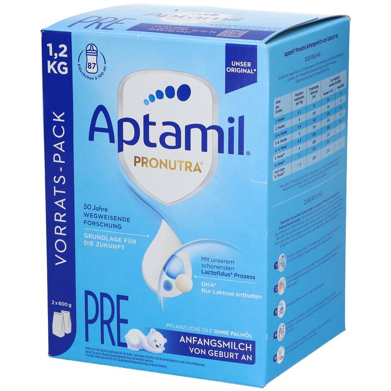 Aptamil Pronutra Pre Anfangsmilch Von Geburt An G Shop Apotheke