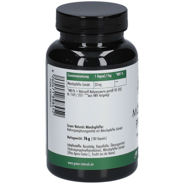 GREEN NATURALS Mönchspfeffer 20 mg hochdosiert 180 St Shop Apotheke