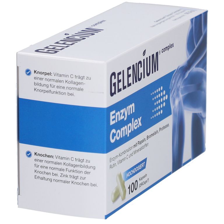 GELENCIUM® Enzym Complex hochdosiert mit Bromelain 100 St Shop Apotheke