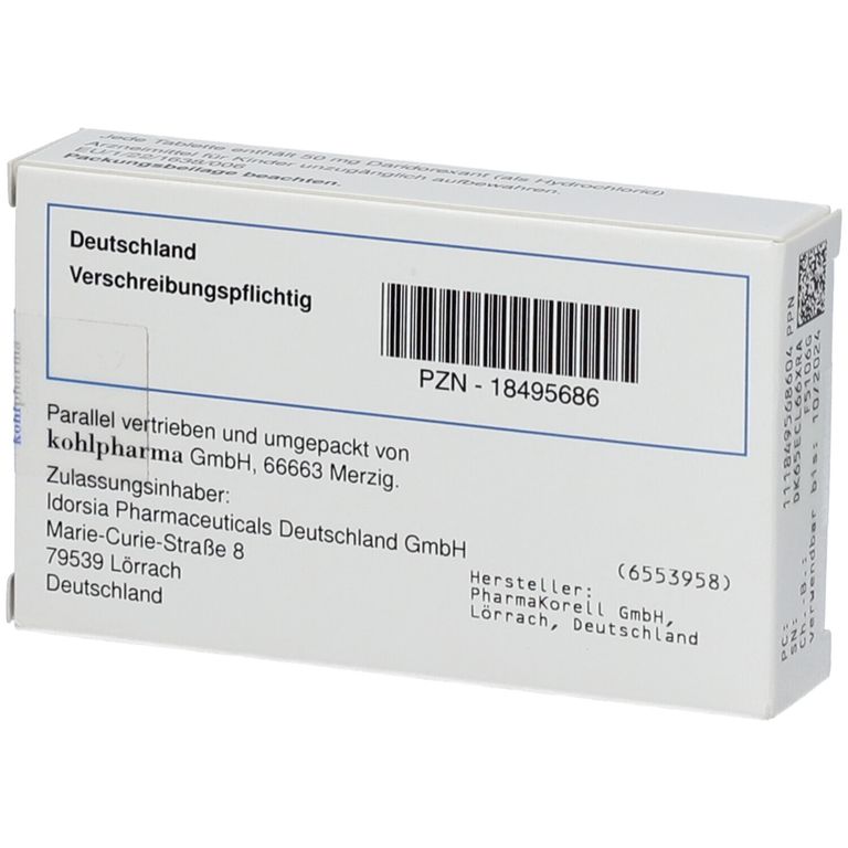 QUVIVIQ 50 mg Filmtabletten 20 St mit dem ERezept kaufen Shop Apotheke