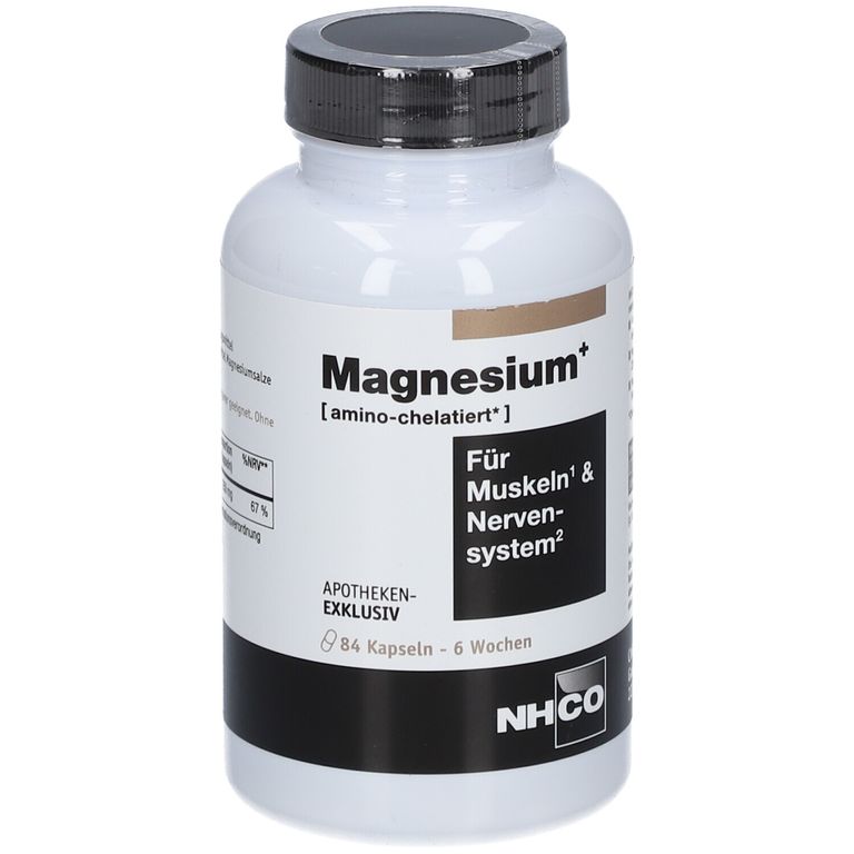 NHCO Magnesium+ amino-chelatiert Kapseln 84 St - Shop Apotheke