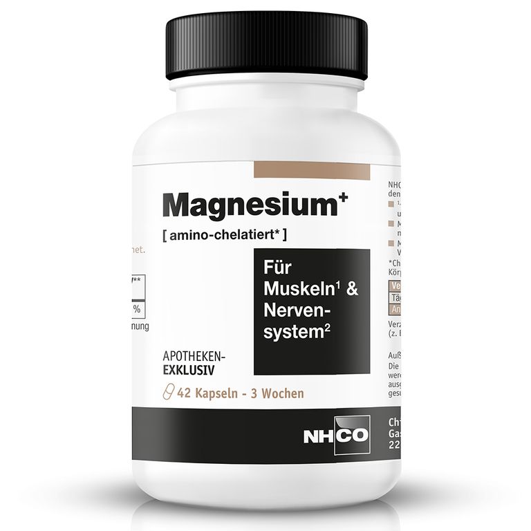NHCO Magnesium+ amino-chelatiert Kapseln 42 St - Shop Apotheke
