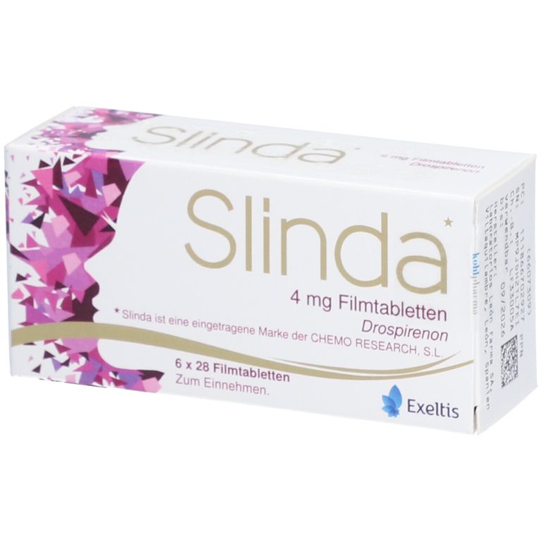 SLINDA 4 mg Filmtabletten 6x28 St mit dem ERezept kaufen Shop Apotheke