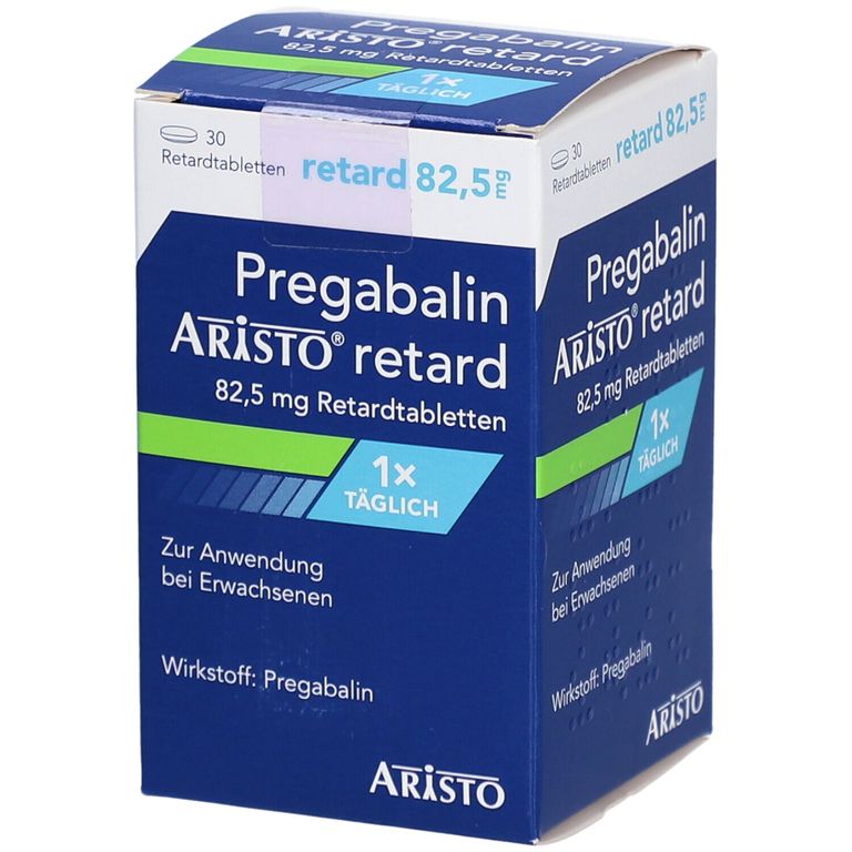 PREGABALIN Aristo retard 82,5 mg Retardtabletten 30 St mit dem E-Rezept ...