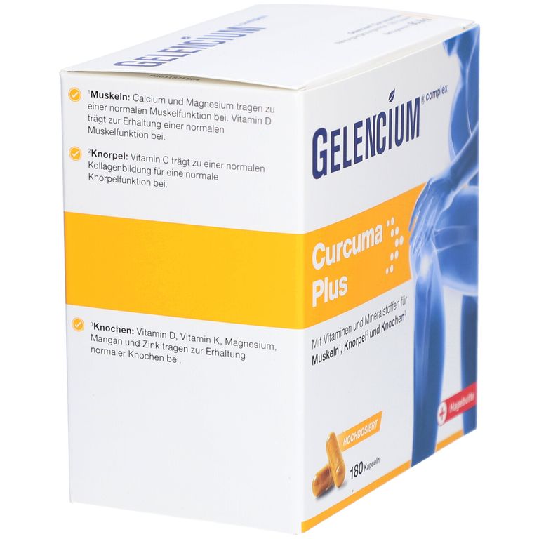 GELENCIUM®complex Curcuma PLUS 180 St - SHOP APOTHEKE