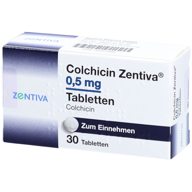 COLCHICIN Zentiva 0,5 mg Tabletten 30 St mit dem E-Rezept kaufen - Shop ...