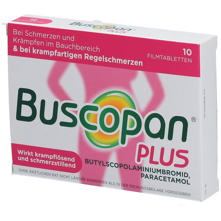Buscopan PLUS bei Regelschmerzen 10 St - Shop Apotheke