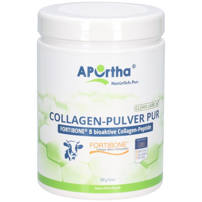 APOrtha® FORTIBONE® B (Rind) Collagen-Peptide Pulver PUR 300 g - Shop ...