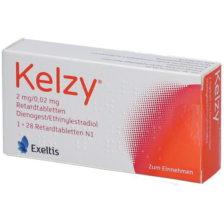 KELZY 2 mg/0,02 mg Retardtabletten 28 St mit dem E-Rezept kaufen - Shop ...